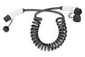 Sähköauton lataus - DIGITUS EV Spiral Charging Cable - Type 2 - 32A - 10m | Single Phase - DK-1P32-S-100
