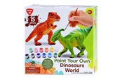 Luovat leikit - PLAY - Paint Your Own Dinosaurs 15pcs. - 78333