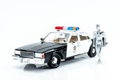 Pienoismallit: autot - Greenlight 1/18 Artisan Collection - Terminator 2 (1991) - 1987 Cheverolet Caprice with Android - 0810027493736