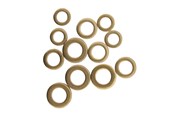 Kannakkeet & Saranat - Home>it HOME It® hængselringe 14 x 8.2 x 2 mm 16.5 x 10 x 3 mm 19.50 x 11.5 x 3 mm 12 dele - 5708614207376