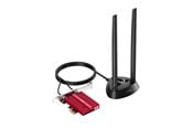 Verkkokortit (verkkosovittimet, tulostuspalvelimet jne.) - Cudy Adapter PCI-E WE4000 AX5400 WiFi 6E Magnetic Antennas - WE4000