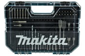 Työkalut - Makita Drill/Bit Set With Clear Lid 75 Parts E-15126 - E-15126