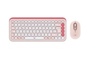 Näppäimistöt - Logitech POP Icon Combo - Näppäimistö ja Hiirisetti - Saksa - Valkoinen - 920-013108