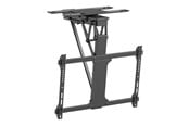 Seinäkiinnitys, AV-kiinnikkeet & AV-kalusteet - Multibrackets M mounting kit - Flip & Turn - for flat panel - motorised - black - Max 35 kg - recommended for 75" - 7350022739956