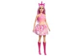 Nuket & tarvikkeet - Barbie A Touch of Magic Unicorn Doll with Pink Hair - HRR13