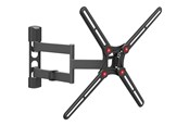 Seinäkiinnitys, AV-kiinnikkeet & AV-kalusteet - Barkan BM343 bracket - full-motion - for LCD display/ curved LCD display - black - Max 40 kg - recommended for 65" - BM343