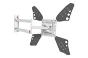 Seinäkiinnitys, AV-kiinnikkeet & AV-kalusteet - Barkan 3400LW bracket - full-motion - for TV - white metallic black - Max 40 kg - recommended for 70" - 3400LW