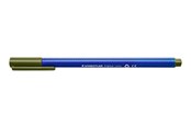 Kirjoitus- ja piirustustarvikkeet - Staedtler Fibre-tip tripl.col rPP.10 pcs olive green - 323-57