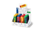 Kirjoitus- ja piirustustarvikkeet - Staedtler Eraser with sliding plastic sleeve 12 pcs - 525 PS1 S