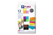 Harrastustarvikkeet - Staedtler Set Mod. clay FIMO effect neon MP - 8013 C12-3