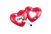 Lelut - Folat BV - Writable Balloons Heart 6 pcs. - 08592