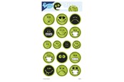Harrastustarvikkeet - Totum Sticker sheet Reflective - Smiley face - 100679