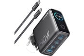 Puhelin - Adapterit & Laturit - Anker Charger 140W 4-Port w/ USB-C Cable - Dark Grey - B2697GZ1