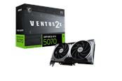 Näytönohjaimet - MSI GeForce RTX 5070 VENTUS 2X OC - 12GB GDDR7 RAM - Näytönohjaimet - G5070-12V2C