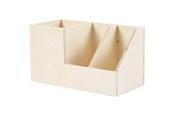 Lastenhuone - Creativ Company - Wooden Pencil Box 3 Compartments - 54472