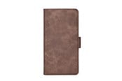 Puhelin - Kannet ja kotelot - GEAR Wallet for Samsung S25 5G - Brown (3 Card) - 599501