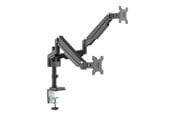 Näytön kiinnitys - InLine mounting kit - for 2 LCD displays - black - 23160B
