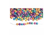 Askartelu- ja taidetarvikkeet - Colorations - Wooden Stringing Beads Flower 225 g - CHDAISY