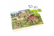 Palapelit - Hubelino Block Puzzle Dinosaur World 35 pcs. Palikka - 410191