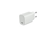 Puhelin - Adapterit & Laturit - GEAR Charger 220V 1xUSB-C PD 20W - White - 665127