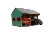 Nuket, pehmolelut ja oheistarvikkeet - Kids Globe - Agricultural Shed for 2 Vehicles 1:16 - 610263