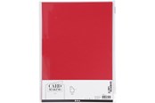Askartelu- ja taidetarvikkeet - Creativ Company - Cardboard Red A4 220g 10 pcs. - 219013