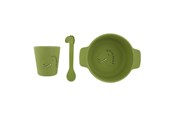 Vauvatarvikkeet - Trixie Silicone Baby Eating Set - Mr. Dino - 96-435