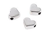 Luovat leikit - Creativ Company Space Beads Silver Plated 3pcs. - 69091