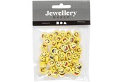 Luovat leikit - Creativ Company Figure beads Smiley 60 pcs. - 696090
