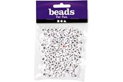 Luovat leikit - Creativ Company Letter beads White 7mm 200pcs. - 699050