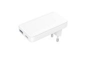 Puhelin - Adapterit & Laturit - GEAR Charger 220V 1xUSB-C + 1xUSB-A PD/PPS 36W + QC 18W GaN - White - 665137