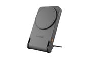 Powerbank - GP Powerbank Magnetic Safe 2-In-1 Wireless 5000mAh Powerbank - Harmaa - 5000 mAh - 405206