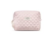 Muut henkilökohtaiset hygieniatuotteet - Karen Large toiletry bag in pink checkered quilt - 10073-35
