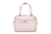 Muut henkilökohtaiset hygieniatuotteet - Karen Large toiletry bag with handle in pink checkered quilt - 10075-35