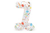 Lelut - Folat BV Standing Foil Balloon Joyful Party Number 7 -72cm - 63967