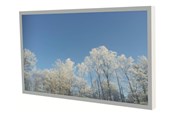 Seinäkiinnitys, AV-kiinnikkeet & AV-kalusteet - HI-ND EASY mounting kit - landscape - for LCD display - white RAL 9003 - Max - recommended for 43" - WC4300-0201-01