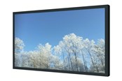 Seinäkiinnitys, AV-kiinnikkeet & AV-kalusteet - HI-ND Wall Casing EASY mounting kit - landscape - for LCD display - black RAL 9005 - Max - recommended for 65" - WC6500-0201-02
