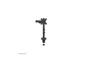 Näytön kiinnitys - Neomounts DS60-600BL1 mounting kit - full-motion - for Monitor - black - DS60-600BL1