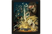 Fanituotteet - Pyramid - Attack on Titan (Season 4) Framed 3D Lenticular Print - Kuva - EPPL71529