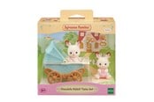 Nuket, pehmolelut ja oheistarvikkeet - Sylvanian Families Suklaapupukaksoset -setti (Lastenvaunut ) - 5432