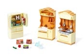 Nuket, pehmolelut ja oheistarvikkeet - Sylvanian Families Maalaistalon keittiö jääkaapilla - 5341