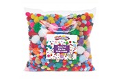 Askartelu- ja taidetarvikkeet - Colorations - Bag of Pompoms 450 grams 1200 pcs. - CHPOUNDP