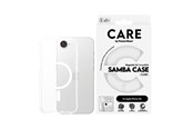 Puhelin - Kannet ja kotelot - CARE by PanzerGlass Samba Case Transparent w. White Qi Compatible iPhone 17e | 16e - CRRFLCMG29845