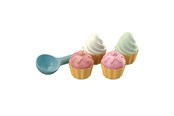 Ulkoleikit - Androni Cupcake Sand Molds with Scoop 9 pcs. - 3401-00BK