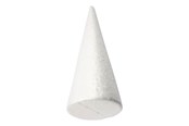 Askartelu- ja taidetarvikkeet - Creativ Company - Styrofoam Cone White 35cm - 54345