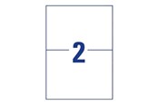 Paperit, valokuvapaperit ja tarrat - Avery Zweckform - water-resistant labels - matte - 40 label(s) - 210 x 148 mm - L4717REV-20