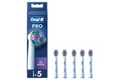 Sähköhammasharjat - Oral-B Hammasharjan vaihtopäät 3D White - 5 pcs - 8006540894712