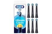 Sähköhammasharjat - Oral-B Hammasharjan vaihtopäät iO Ultimate Clean Black - 6 pcs - 8700216195522
