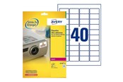 Paperit, valokuvapaperit ja tarrat - Avery TripleBond Labels L6140 - labels - 800 label(s) - 25.4 x 45.7 mm - L6140-20