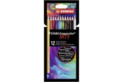Kirjoitus- ja piirustustarvikkeet - STABILO Aquacolor - Watercolor Colored Pencil - ARTY - Set 12 Pcs. - 1612/1-20